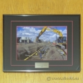 Framed Picture of Husky Oil Operation Crowsnest ASP Facilities